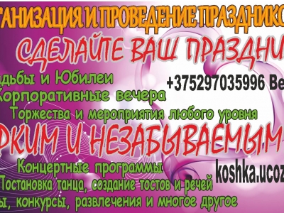 Организация мероприятий 