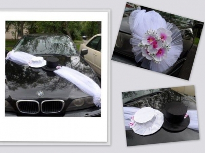 Украшения на свадебный кортеж